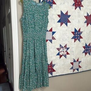 ❣️Roller Rabbit  Green Sleeveless Dress